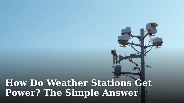 How Do Weather Stations Get Power? The Simple Answer