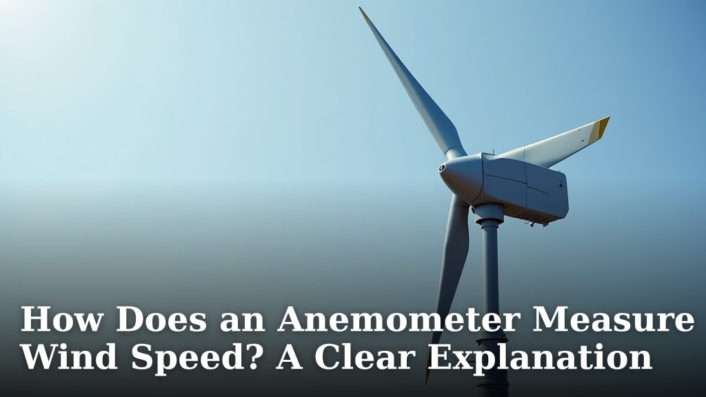 How Does an Anemometer Measure Wind Speed? A Clear Explanation