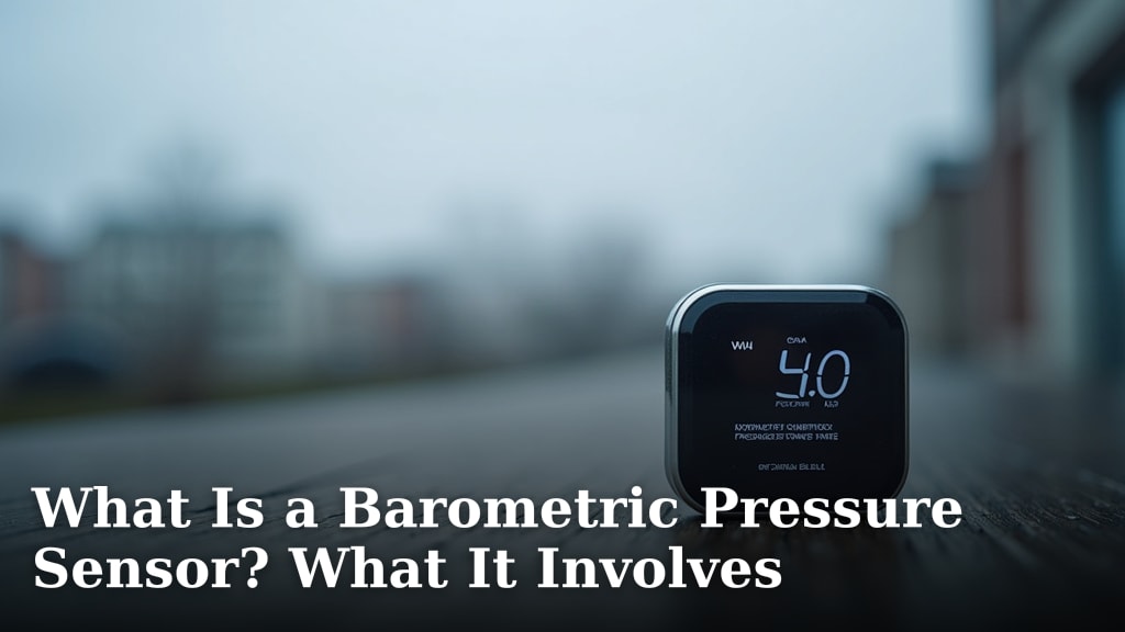 What Is a Barometric Pressure Sensor? What It Involves