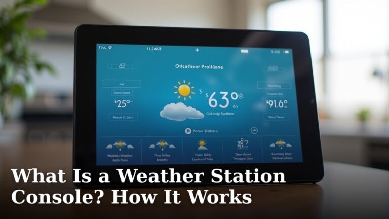 What Is a Weather Station Console? How It Works