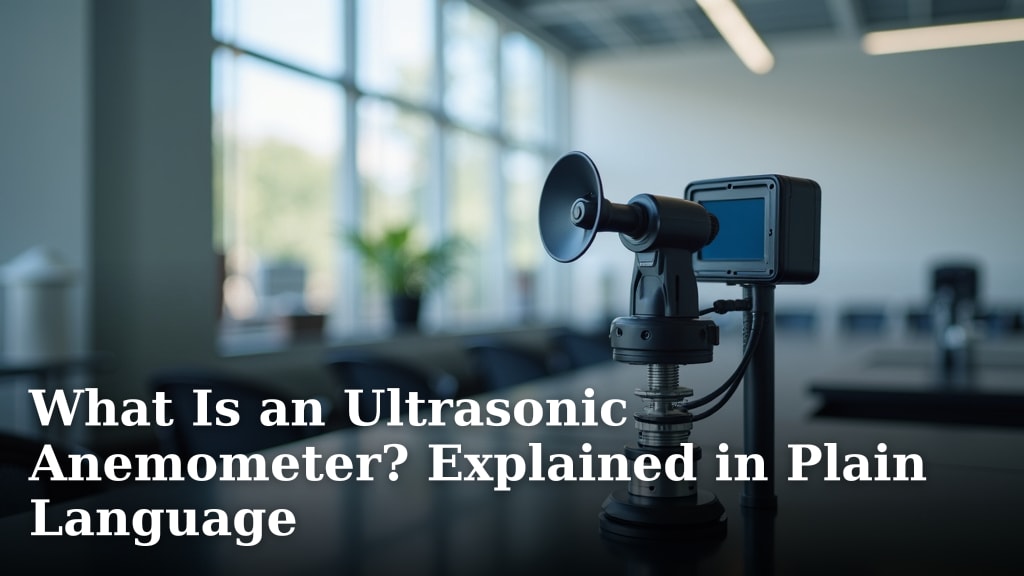 What Is an Ultrasonic Anemometer? Explained in Plain Language